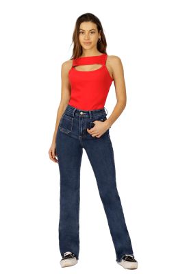 Jeans Valeria I Azul Divino Jeans