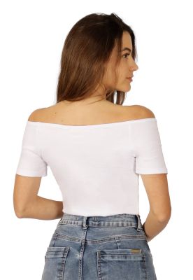 Imagen 2 del producto Polera Sara II Blanca Divino Jeans