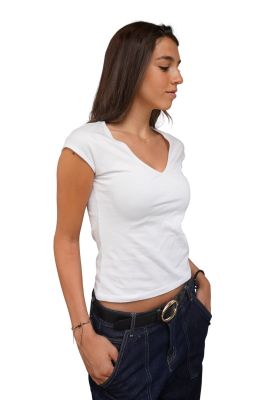 Imagen 2 del producto Polera Mabel II Blanca Divino Jeans