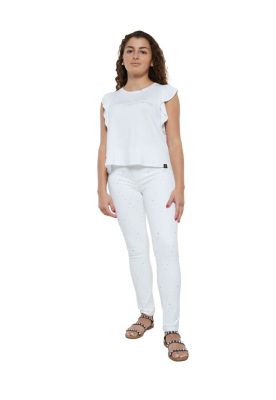 Polera Dulce I Blanca Divino Jeans