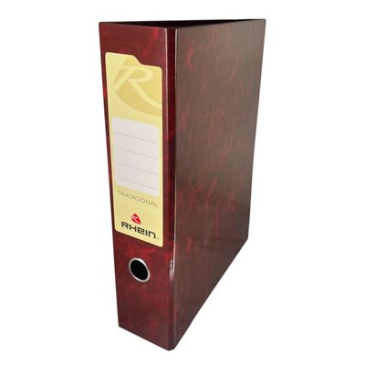 Imagen 2 del producto Flat para Archivador Rhein Tradicional Burdeo Pack 50 U