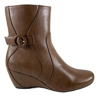 Botin Naturalizer Taupe Mujer Emma Cuero Pu