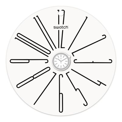 SOPORTE DE PARED SWATCH POPWALLI WHITE