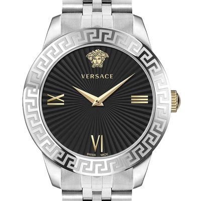 Imagen 1 del producto Reloj Versace Greca Mujer Esfera Negra Cuarzo VEVC00419