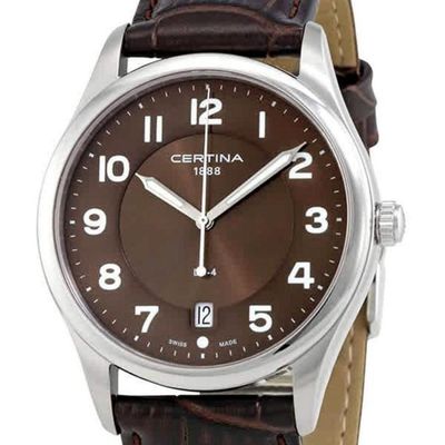 Reloj Certina Ds-4 Esfera Café Cuarzo Hombre
