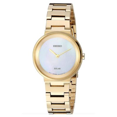 Imagen 2 del producto Reloj Seiko Mujer Solar Dorado SUP386