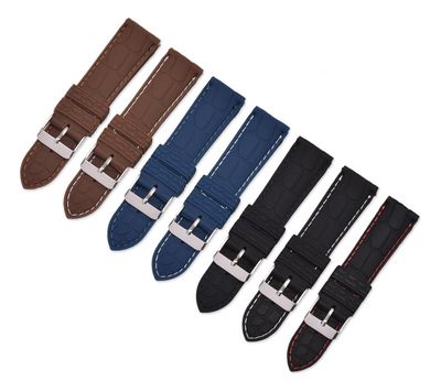 Imagen 2 del producto Correa Reloj Caucho Eyw Variedad Colores 20mm 22mm