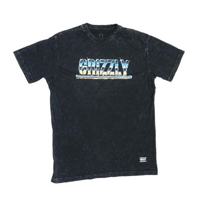 Imagen 1 del producto POLERA GRIZZLY SILTTIN CHROME NEGRA HOMBRE