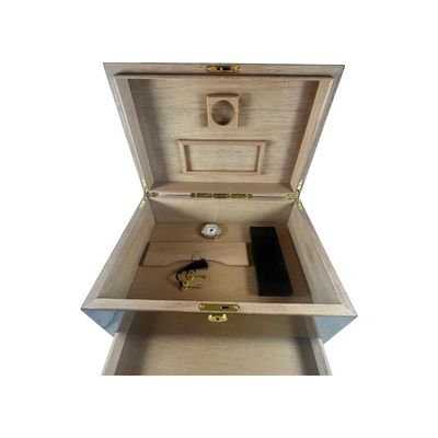 Imagen 2 del producto Caja Humidor de Puros con Mapa del Mundo y Cajon