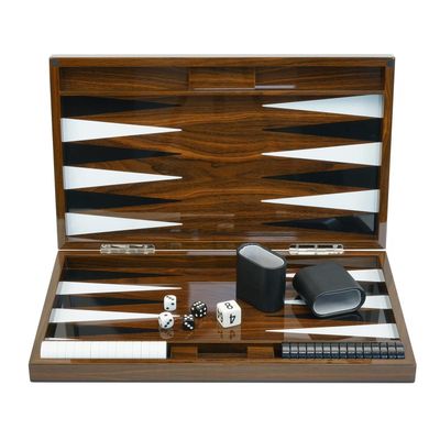 Juego De Mesa Backgammon Madera Lujo