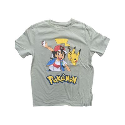 Polera Pokemon Ash y Pikachu Niño