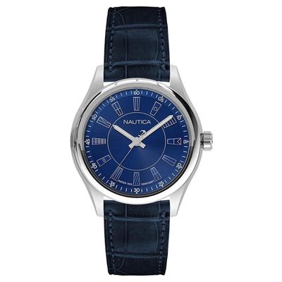 Imagen 2 del producto Reloj Nautica Hombre Napbst002 Esfera Azul Correa Cuero