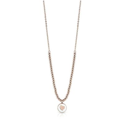Collar Guess Summer Love Corazon Ubn78080 Oro Rosa