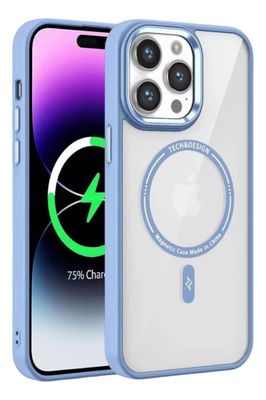 Carcasa Magnetic Tpu Para iPhone 15 PRO MAX + Lamina Vidrio