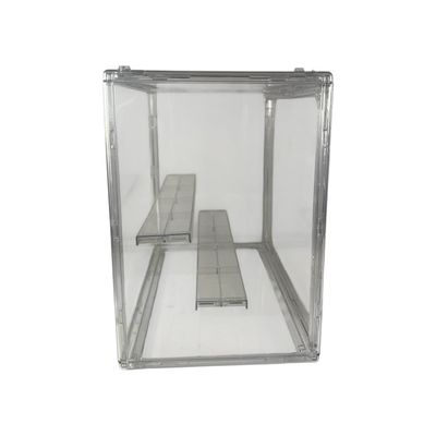 Imagen 2 del producto Pack 10 Cajas Organizadora Con Repisa Removible Apilable