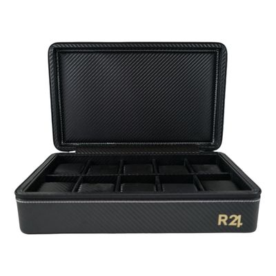 Caja Organizadora Premium para 10 Relojes - Cuero Pu