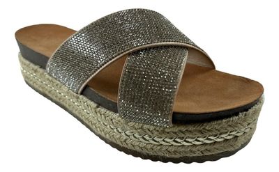 Imagen 2 del producto Zuecos Via Uno Mujer Plateado Rosa