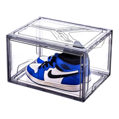 Pack 10 Cajas Organizadora Zapato Apilable Cierre Lateral