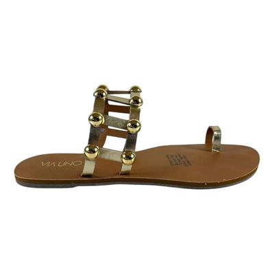 Sandalia Chinelo Via Uno Mujer Modelo 21906870 Oro