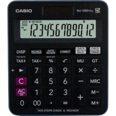 Calculadora Casio MJ-120DPLUS-BKWDPW
