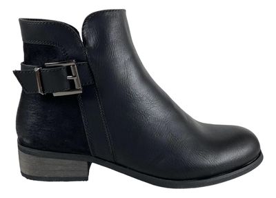 Botin Via Uno Color Negro 12082414