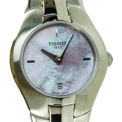 Reloj Tissot T-round Madre Perla Rosado Mujer