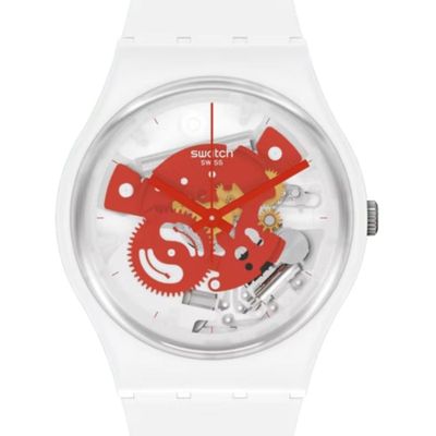 Reloj Swatch Unisex Time To TIME TO RED SMALL SO31W104