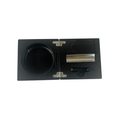 Imagen 2 del producto Set Cenicero Negro para Puros con Cortador y Punch