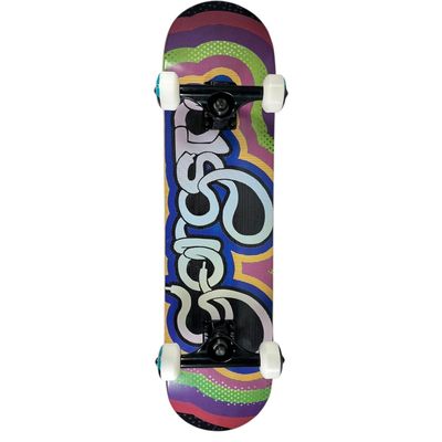 Skate Patineta Gangsta Kid Curved 7.25 Completo Armado