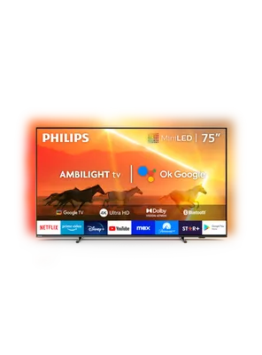 MiniLED Philips 75” UHD 4K 75PML9118 Ambilight TV