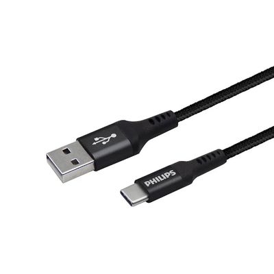 Cable Trenzado USB-A a USB-C Philips