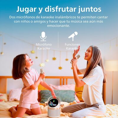 Imagen 2 del producto Parlante Karaoke Portátil Philips TAS2509 Blanco