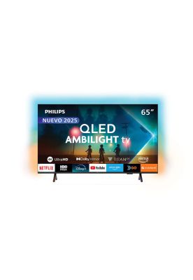 Ambilight Tv 65"" Philips Qled 4K Uhd 65Pud8250 Smart Tv