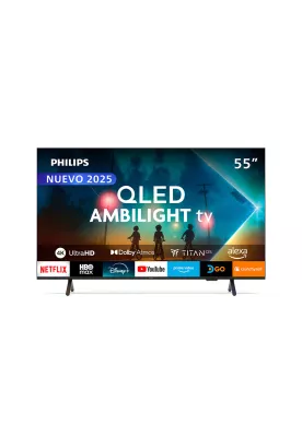 Ambilight TV 55"" Philips QLED 4K UHD 55PUD8250