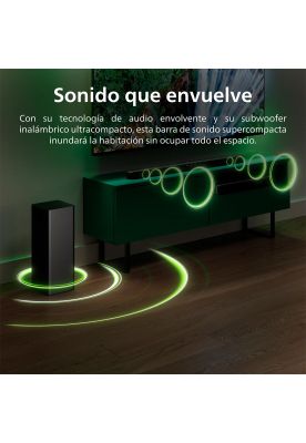 Imagen 2 del producto Soundbar Slim 160W Philips TAB6309