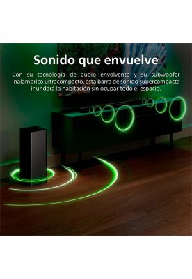 Imagen 2 del producto Soundbar Slim 160W Philips TAB6309