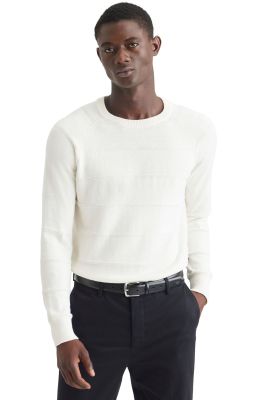 Sweater Hombre Crewneck Regular Fit Crema A1105-0043
