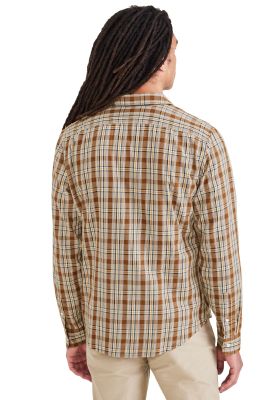 Imagen 2 del producto Camisa Hombre LS Casual Slim Fit Café Cuadros A4253-0028