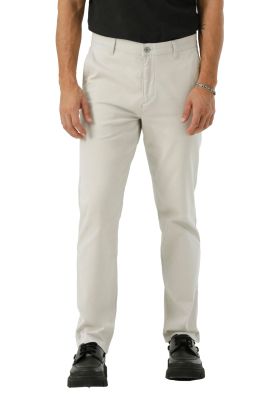 Pantalón Hombre Casual Chino Slim Straight Fit Gris A2784-0093
