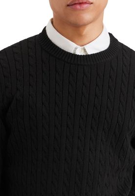 Imagen 2 del producto Sweater Hombre Crewneck Regular Fit Negro A3711-0036