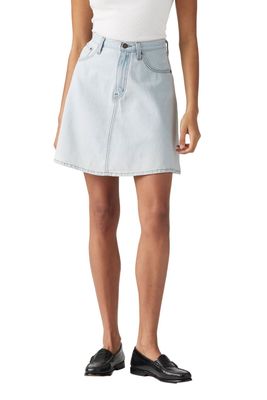 Falda Mujer Mini Flounce Skirt Celeste Levis A8725-0005