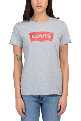 Polera Mujer Regular Fit Lisa con Logo Batwing Gris Levis 17369-1690