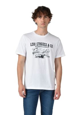Polera Hombre Graphic Crewneck Tee Blanco Levis 22491-2004