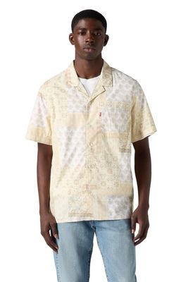 Camisa Hombre The Sunset Camp Shirt Amarillo Levis 72625-0114