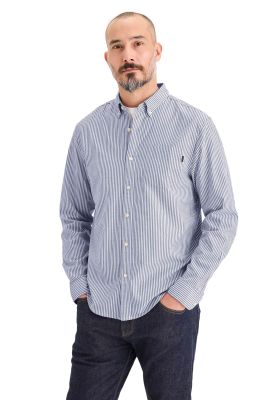 Camisa Hombre Oxford Regular Fit Azul A3139-0065
