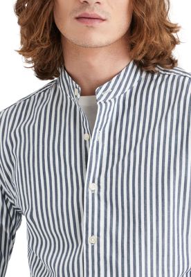 Imagen 2 del producto Camisa Hombre Band Collar Slim Fit Azul A7431-0002