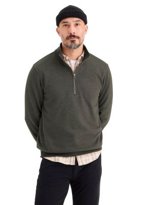 Sweater Hombre Quarter-Zip Fleece Regular Fit Verde A4165-0035