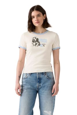 Polera Mujer Graphic Ringer Rickie Blanco Levis A3519-0024