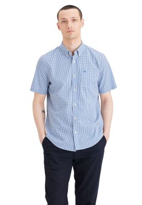 Camisa Hombre Signature SS Classic Fit Azul Cuadros A6933-0003