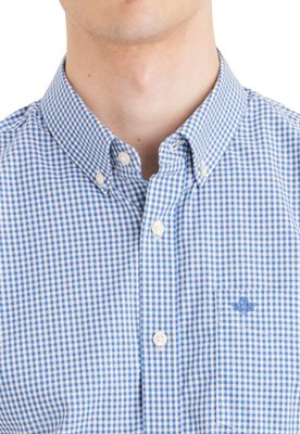 Imagen 2 del producto Camisa Hombre Signature SS Classic Fit Azul Cuadros A6933-0003